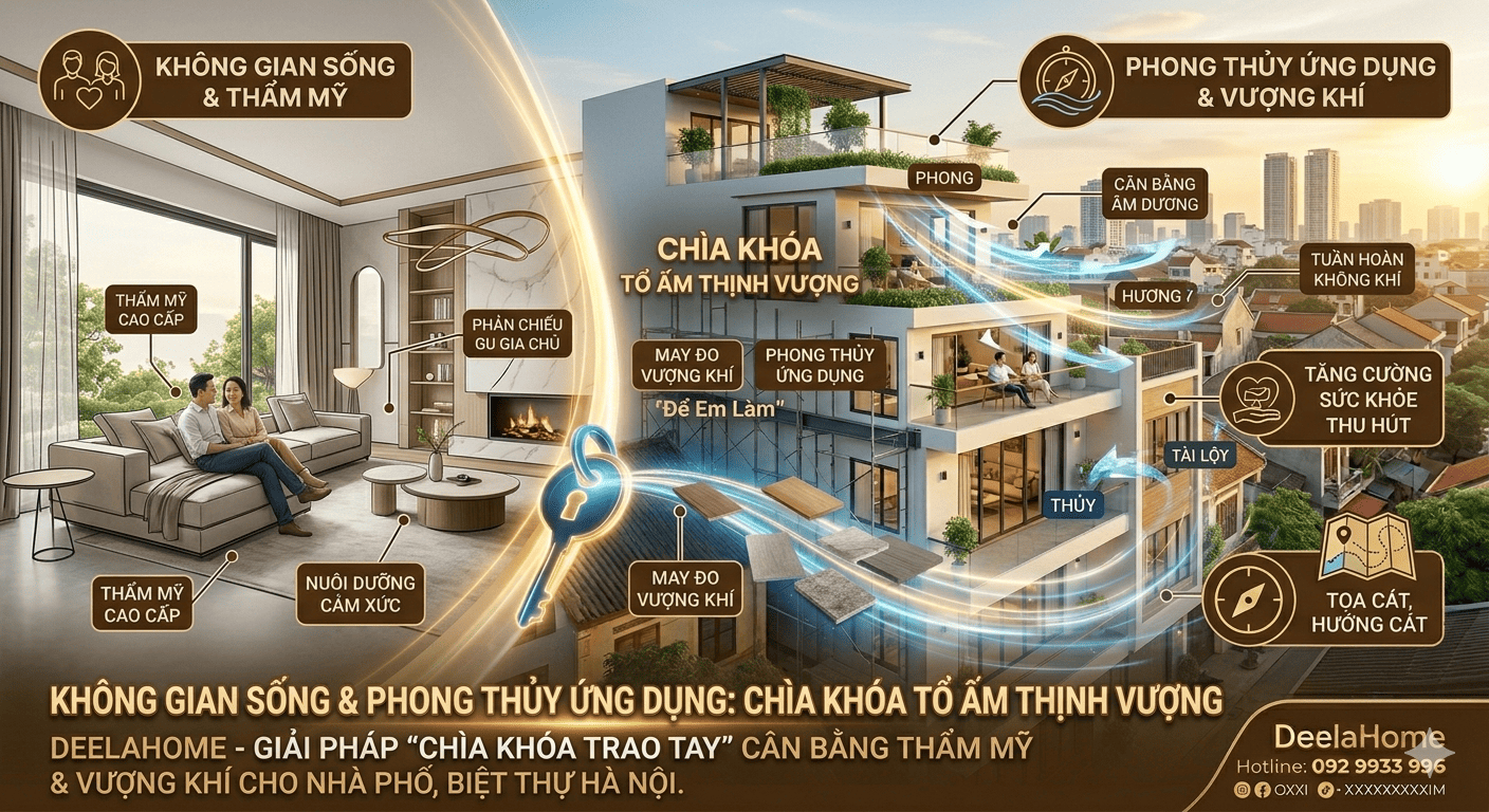 Không Gian Sống & Phong Thủy Ứng Dụng: Chìa Khóa Tổ Ấm Thịnh Vượng