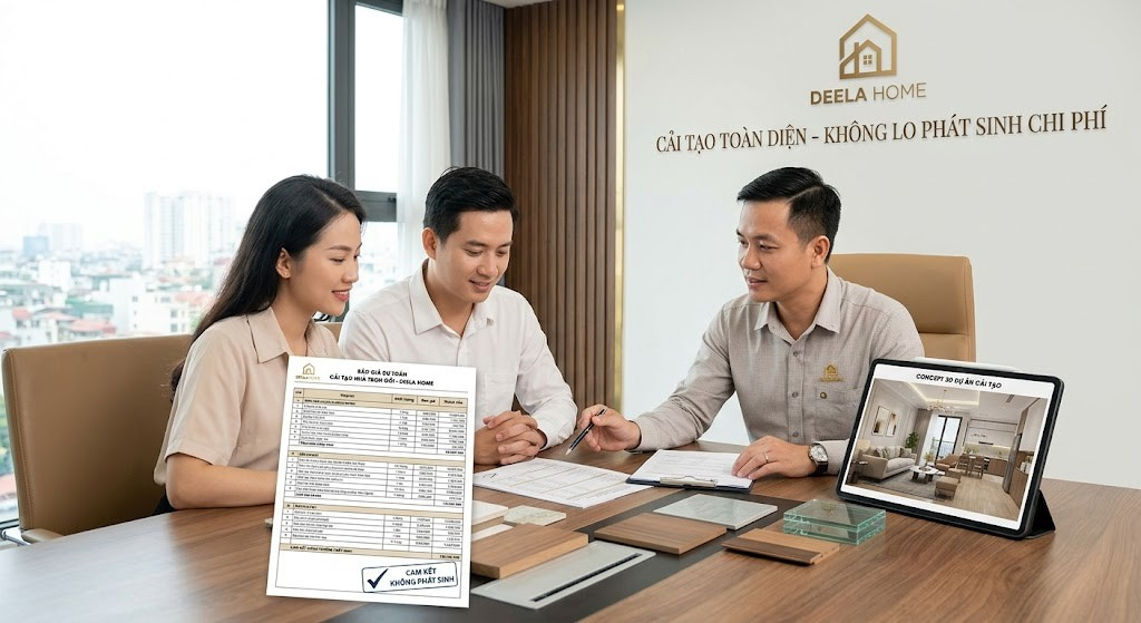 Lập Dự Toán Cải Tạo Nhà Trọn Gói: Cách Kiểm Soát Chi Phí Để Không Phát Sinh 1 Đồng