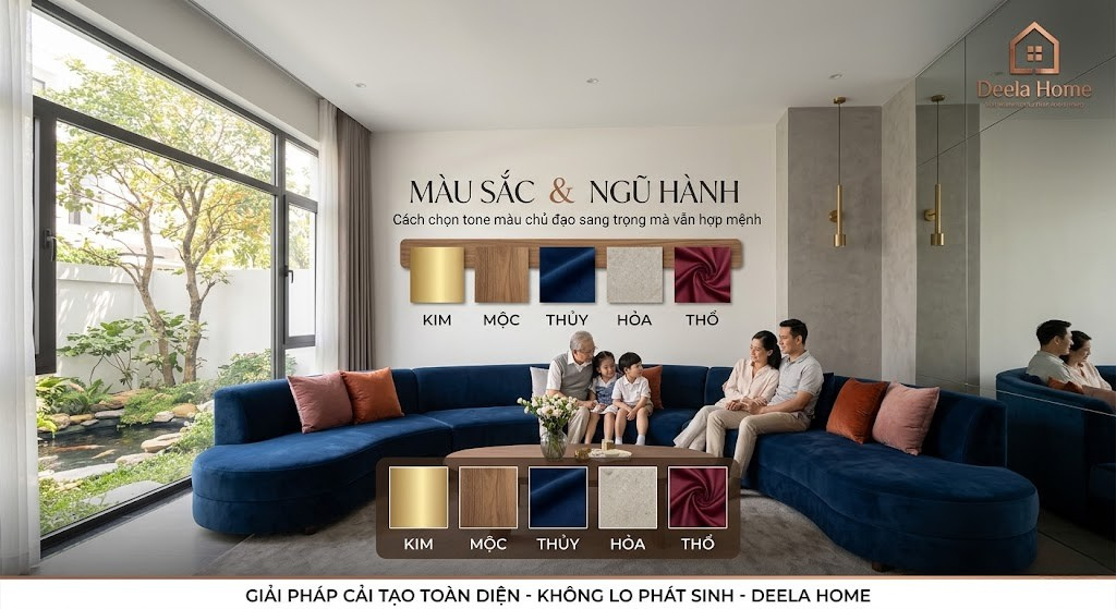 Màu Sắc Và Ngũ Hành: Cách Chọn Tone Màu Chủ Đạo Sang Trọng Mà Vẫn Hợp Mệnh