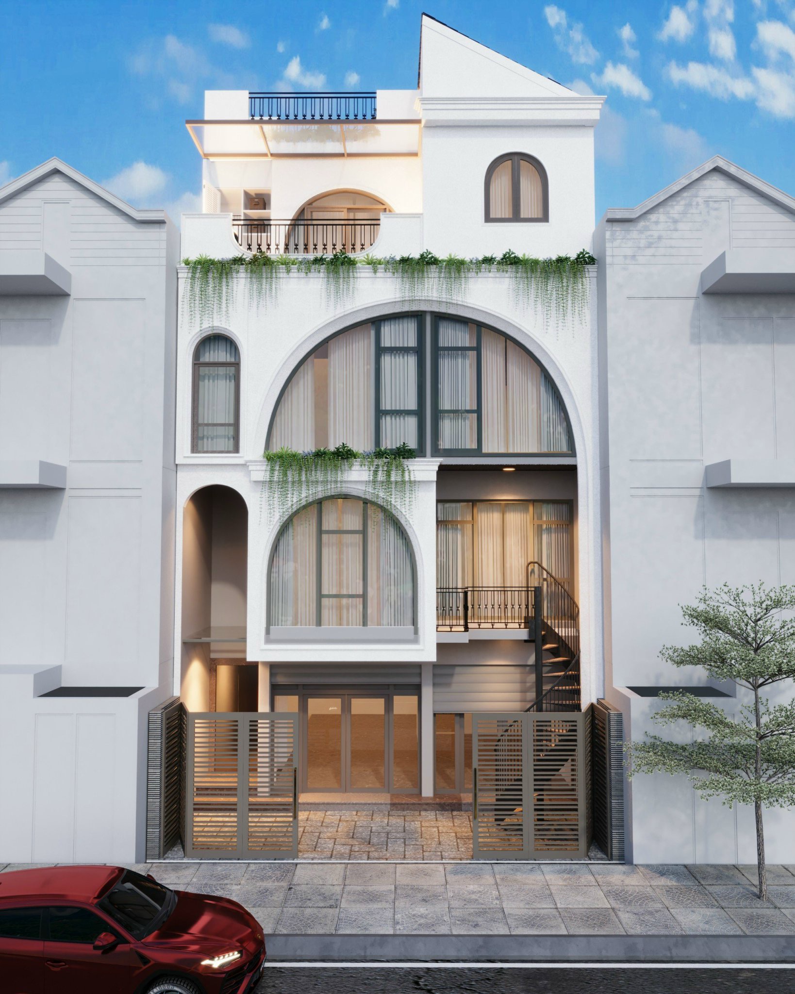 Cải Tạo Nâng Tầng Nhà Phố 120m2 Chùa Láng: Giải Bài Toán Đa Công Năng, Tối Ưu Dòng Tiền