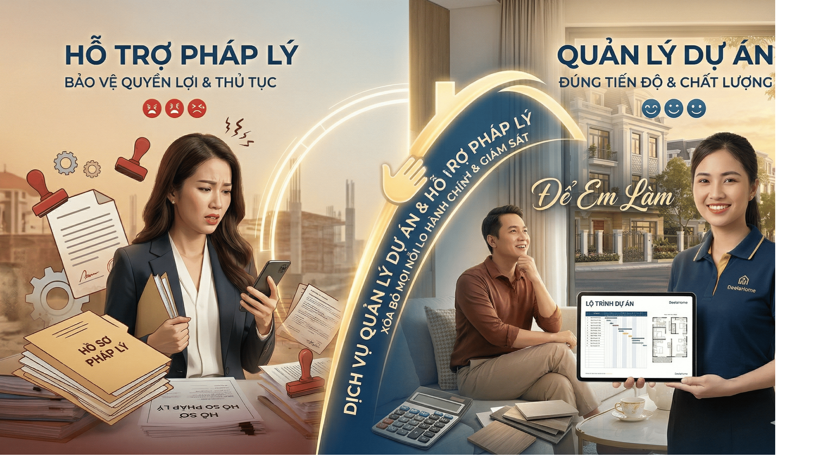 Quản lý Dự án & Hỗ trợ Pháp lý