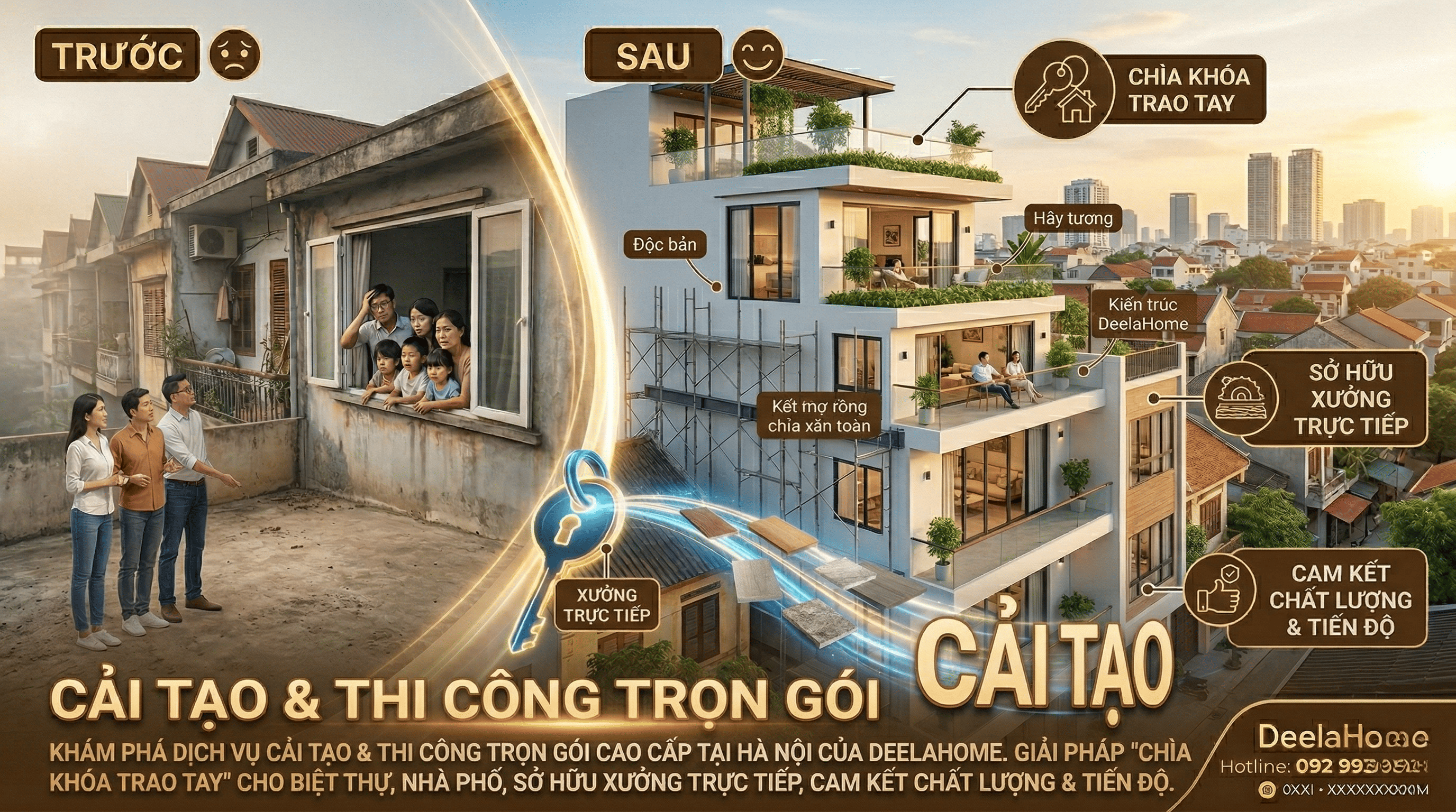 Cải tạo & Thi công Trọn gói
